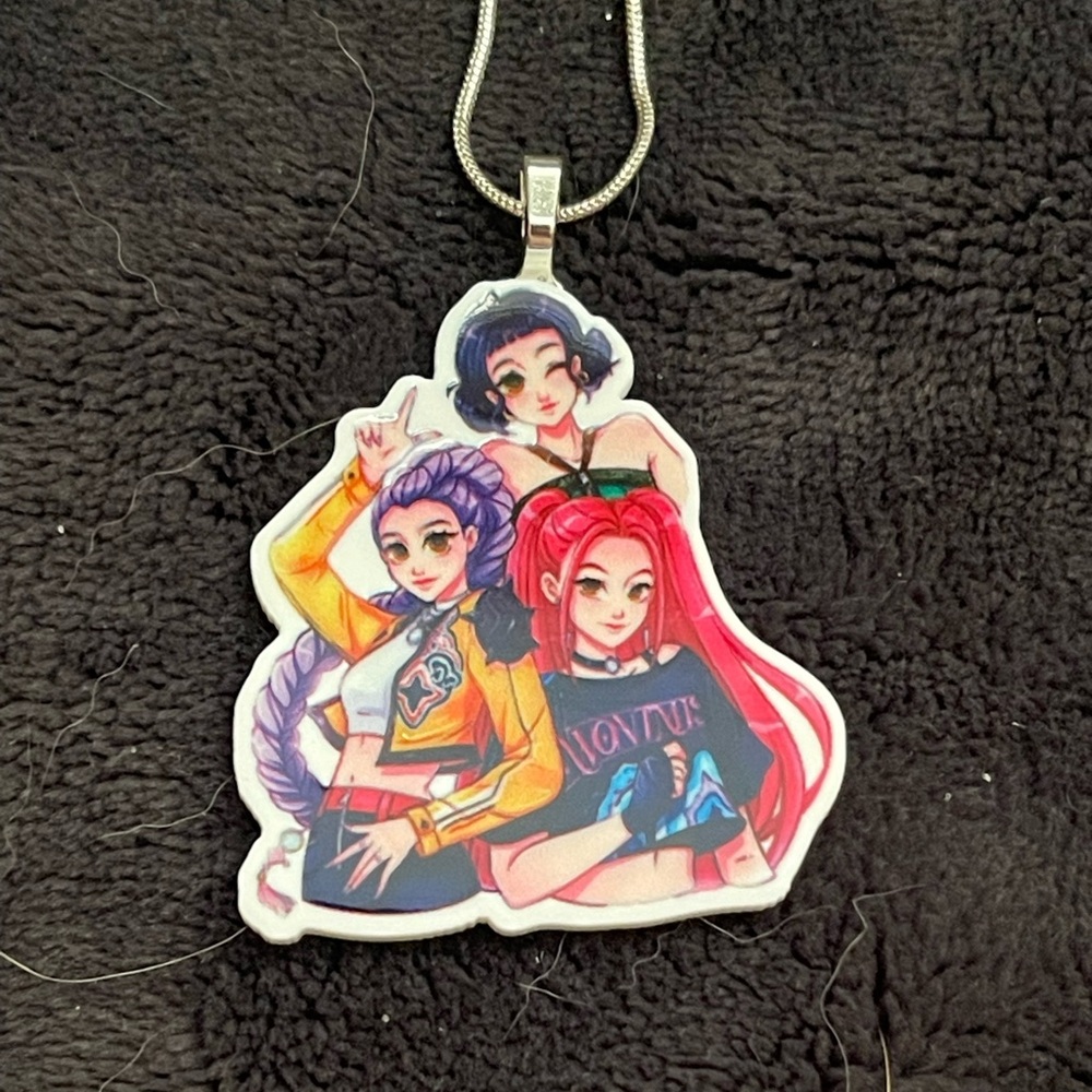 Anime Character Pendant Necklace